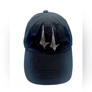 Churchill Downs black bling baseball cap